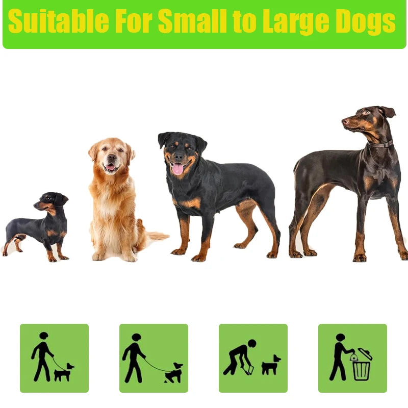Biodegradable Dog Poop Bags Lavender Scented Pet Poop Bags with Holder Extra Thick Leakproof Dog Poop Bags with Dispenser