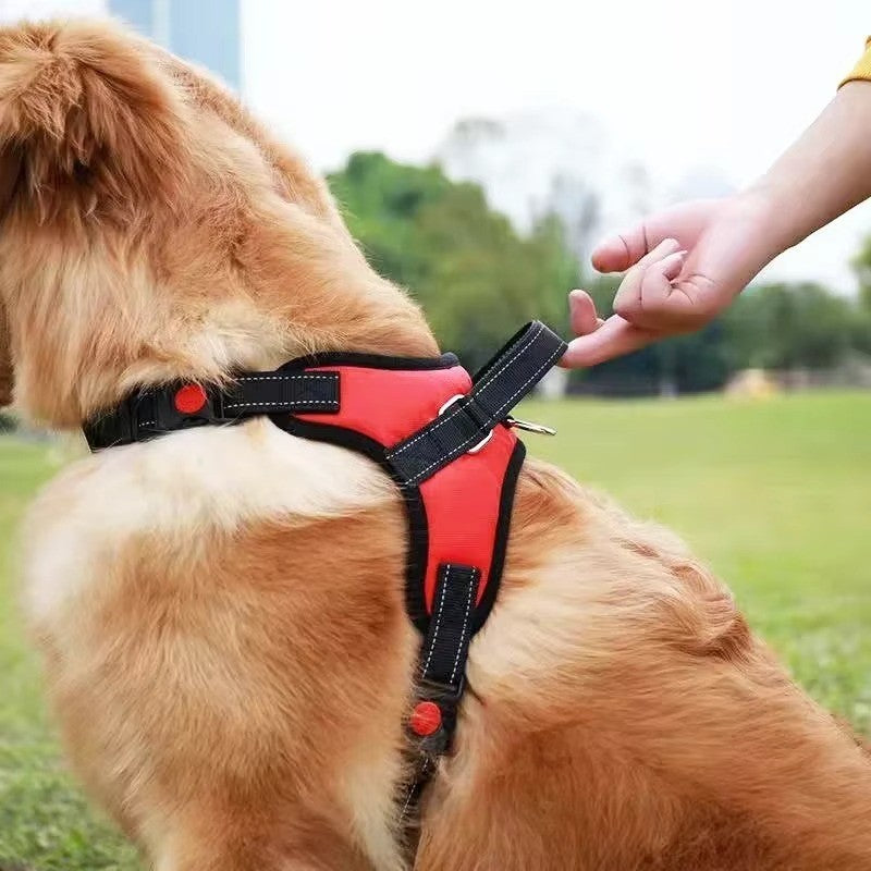Dog Harness No-Pull Chest Strap Adjustable Outdoor S-XL Puppy Pet Vest Handle AU