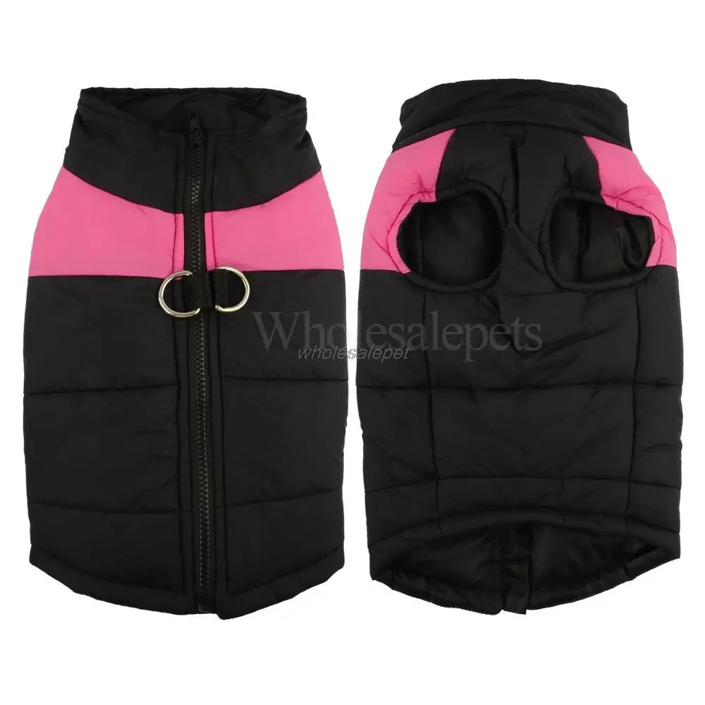 Winter Dog Clothes Jacket Waterproof Warm Dog Vest Coat Pet French Bulldog Clothes Outfit for Medium Large Dogs Labrador S-7XL