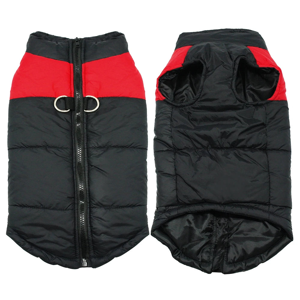 Winter Dog Clothes Jacket Waterproof Warm Dog Vest Coat Pet French Bulldog Clothes Outfit for Medium Large Dogs Labrador S-7XL
