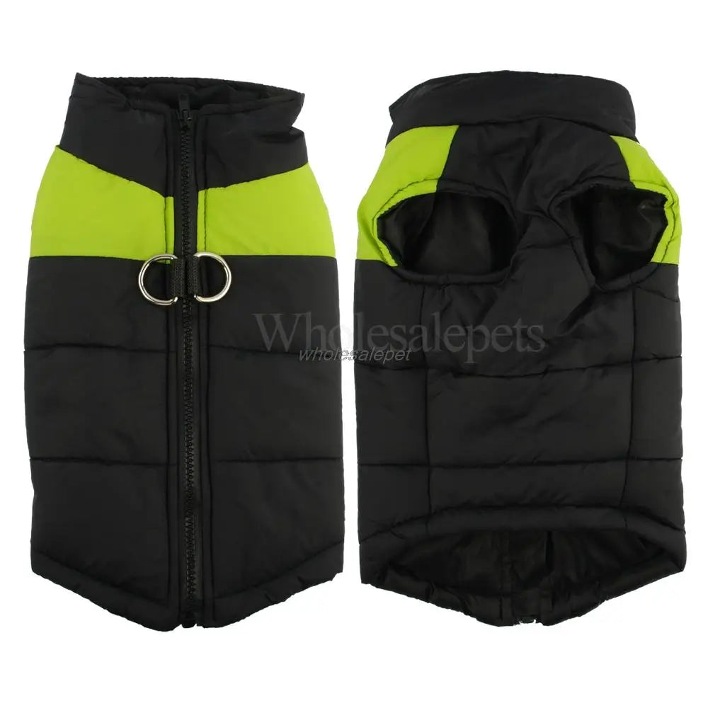 Winter Dog Clothes Jacket Waterproof Warm Dog Vest Coat Pet French Bulldog Clothes Outfit for Medium Large Dogs Labrador S-7XL
