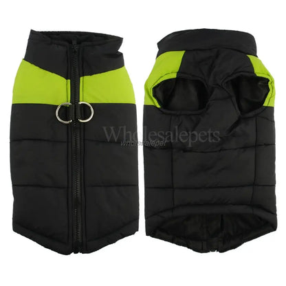 Winter Dog Clothes Jacket Waterproof Warm Dog Vest Coat Pet French Bulldog Clothes Outfit for Medium Large Dogs Labrador S-7XL