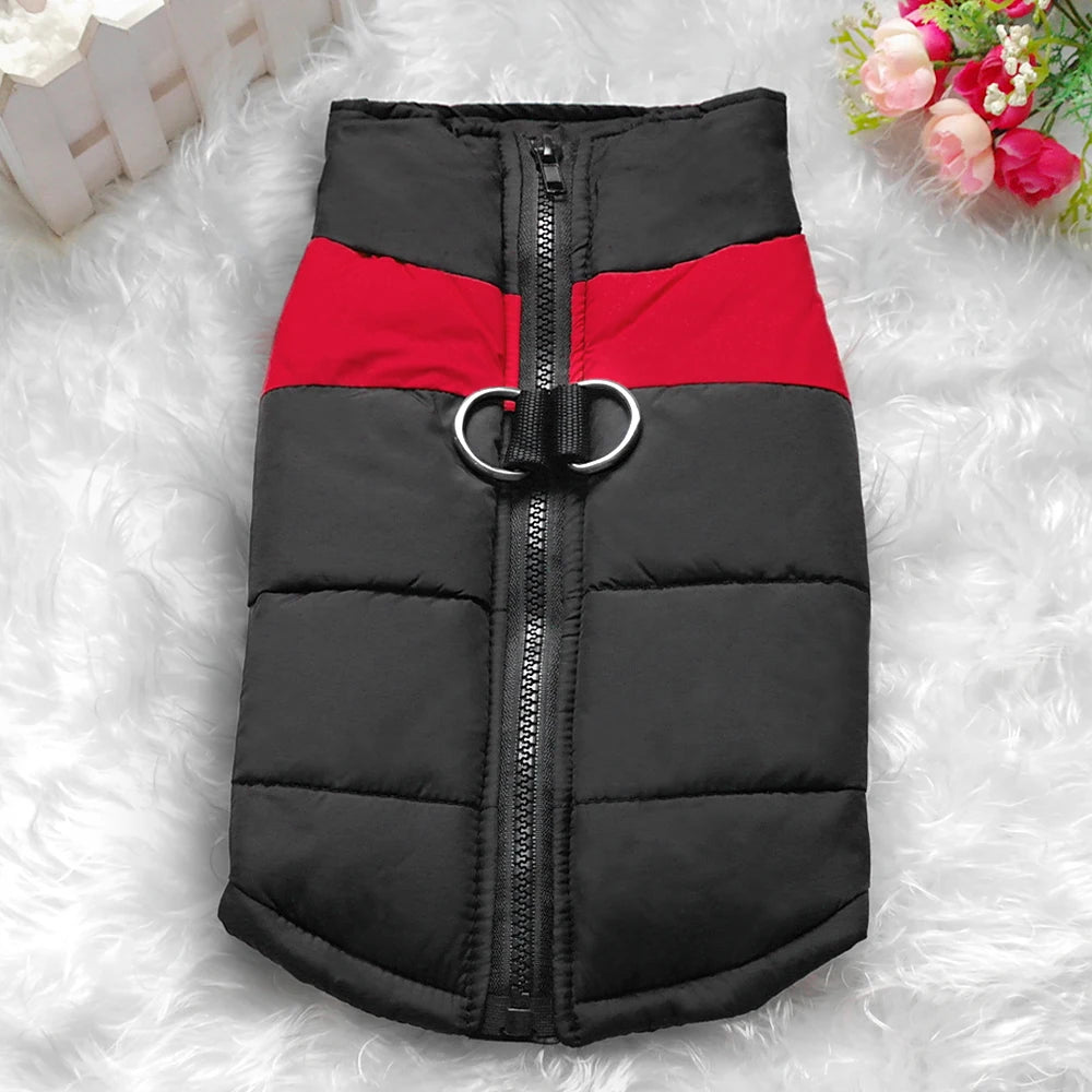 Winter Dog Clothes Jacket Waterproof Warm Dog Vest Coat Pet French Bulldog Clothes Outfit for Medium Large Dogs Labrador S-7XL