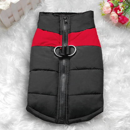Winter Dog Clothes Jacket Waterproof Warm Dog Vest Coat Pet French Bulldog Clothes Outfit for Medium Large Dogs Labrador S-7XL