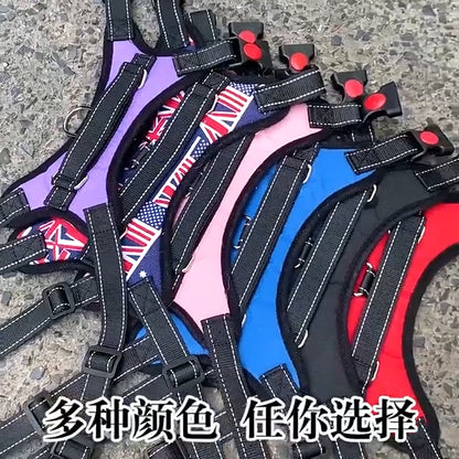 Dog Harness No-Pull Chest Strap Adjustable Outdoor S-XL Puppy Pet Vest Handle AU